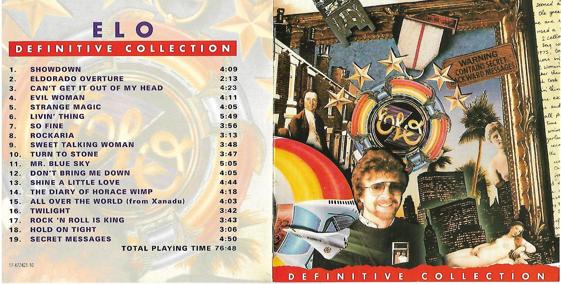 Electric Light Orchestra  Definitive Collection : Front + Inlay